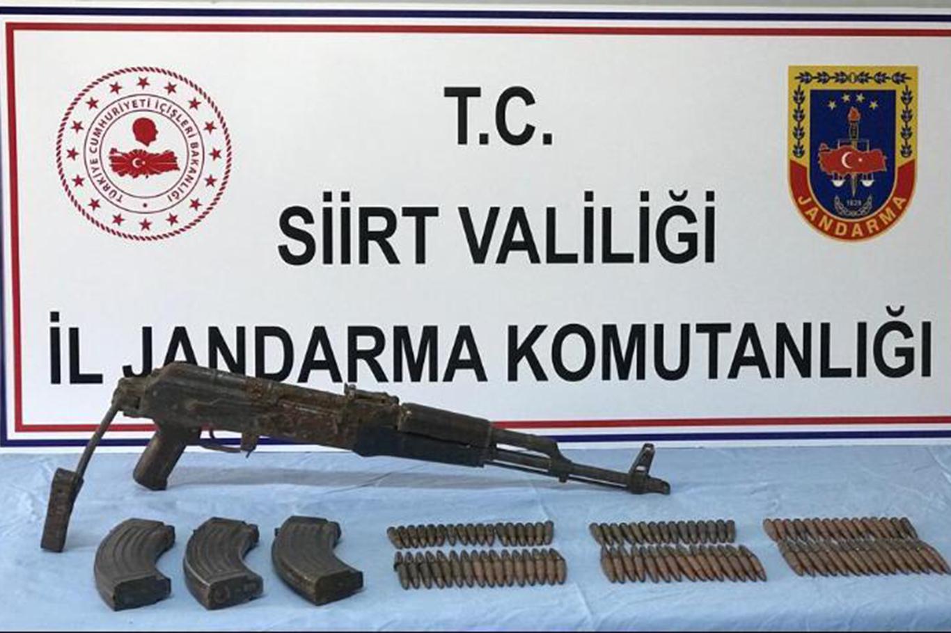 Siirt'te PKK’ye ait mühimmat ele geçirildi Siirt'te PKK’ye ait mühimmat ele geçirildi
